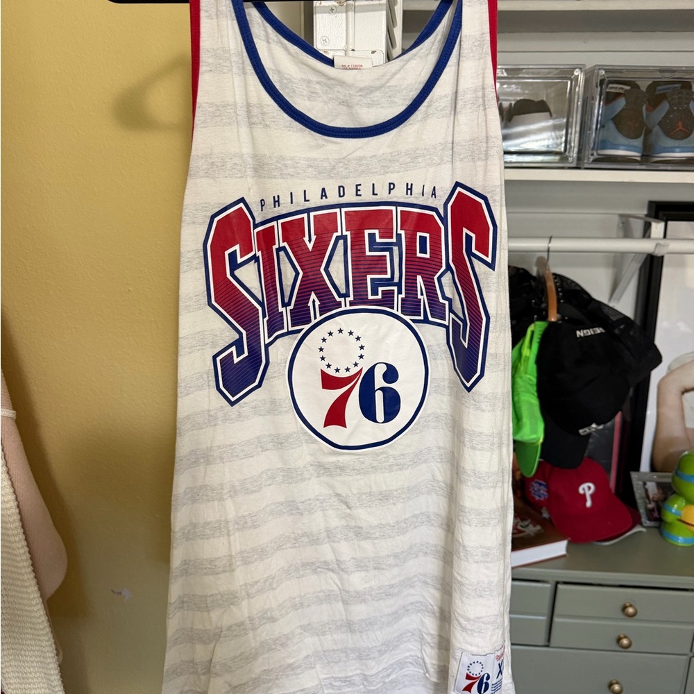 Philadelphia Sixers Mitchell & Ness Tank Top XL